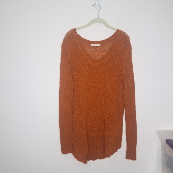 Free People open air hacci top myrrh small - Picture 4 of 8